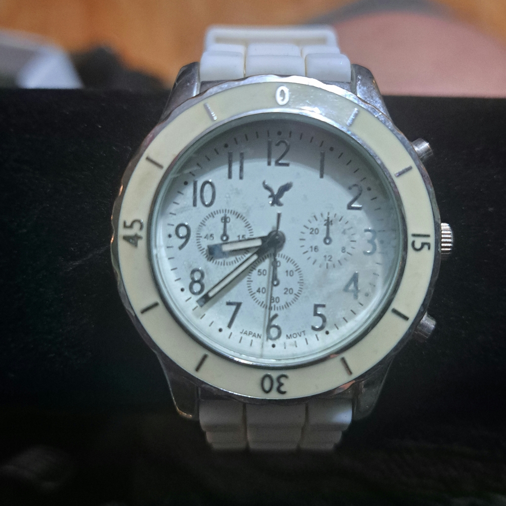 White and Silver Women's Watch